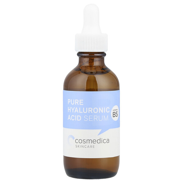 Pure Hyaluronic Acid Serum + Vitamin B5, 2 oz (60 ml) Cosmedica Skincare