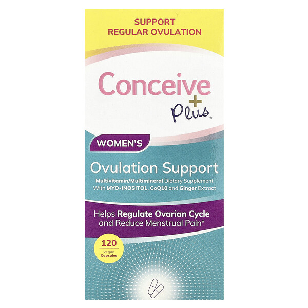 Women's Ovulation Support, 120 Vegan Capsules Conceive Plus