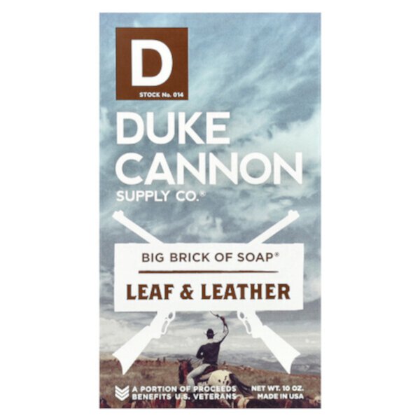 Big Brick of Bar Soap®, Leaf & Leather, 10 oz Duke Cannon Supply Co.