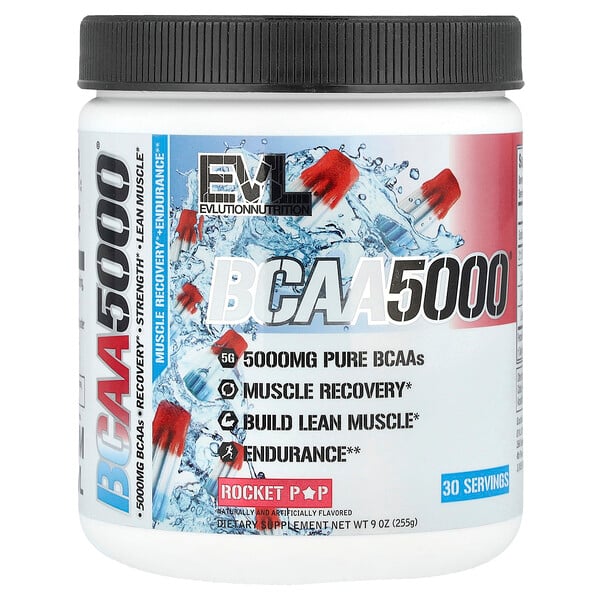 BCAA5000®, Rocket Pop, 9 oz (255 g) EVLution Nutrition