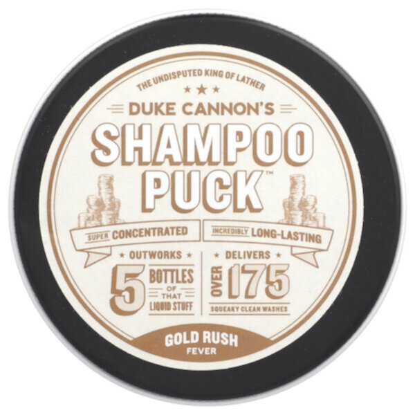 Shampoo Puck™, Gold Rush Fever , 4.2 oz Duke Cannon Supply Co.