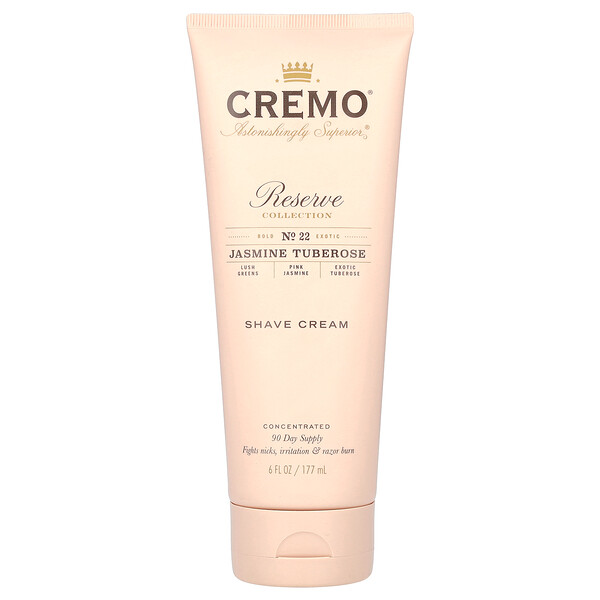 Reserve Collection, Shave Cream, Jasmine Tuberose, 6 fl oz (177 ml) Cremo