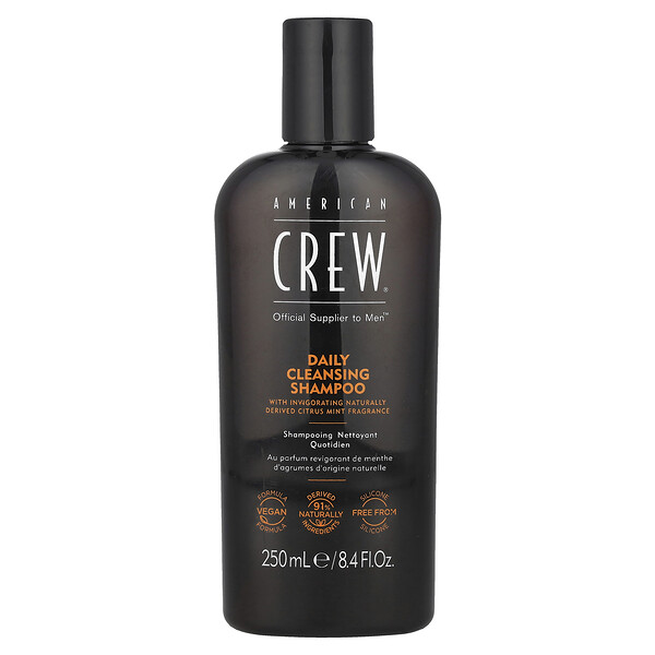 Daily Cleansing Shampoo, Citrus Mint, 8.4 fl oz (250 ml) American Crew