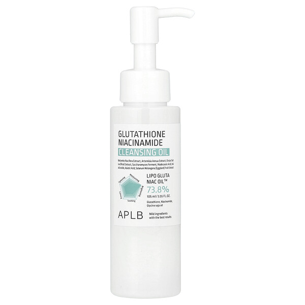 Glutathione Niacinamide, Cleansing Oil, 3.55 fl oz (105 ml) Aplb