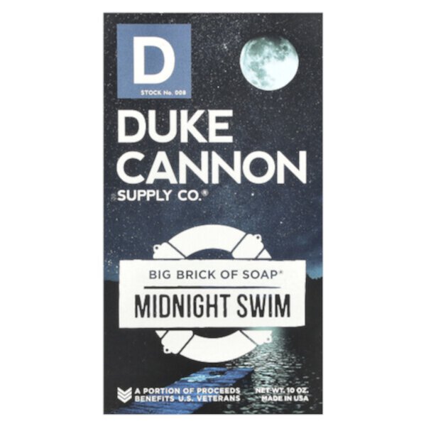 Big Brick of Bar Soap®, Midnight Swim, 10 oz Duke Cannon Supply Co.