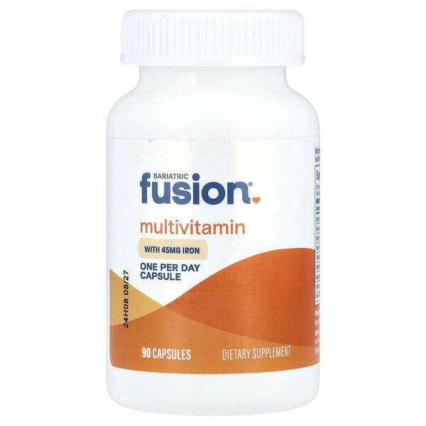 Multivitamin With Iron, 90 Capsules Bariatric Fusion