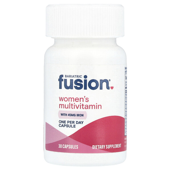 Women's Multivitamin, With Iron, 30 Capsules Bariatric Fusion