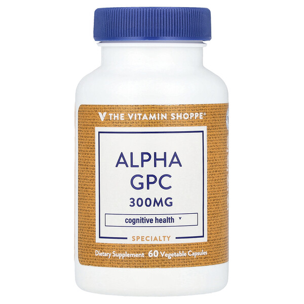 Alpha GPC, 300 mg, 60 Vegetable Capsules The Vitamin Shoppe