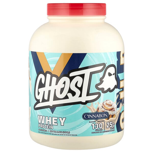 Whey Protein, Cinnabon®, 4.8 lb (2,176 g) Ghost