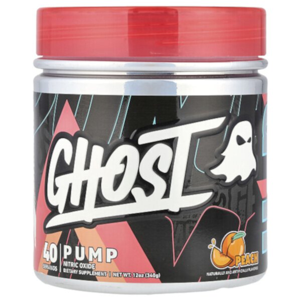 Pump, Peach, 12 oz (340 g) Ghost