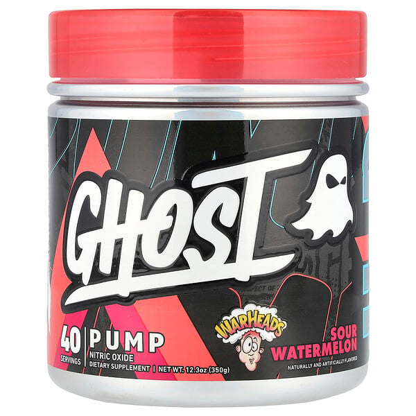 Pump, Warheads Sour Watermelon, 12.3 oz (350 g) Ghost