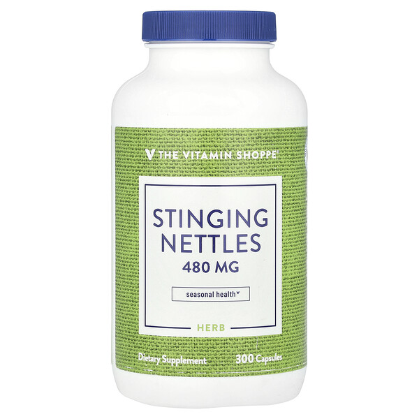 Stinging Nettles, 480 mg, 300 Capsules The Vitamin Shoppe