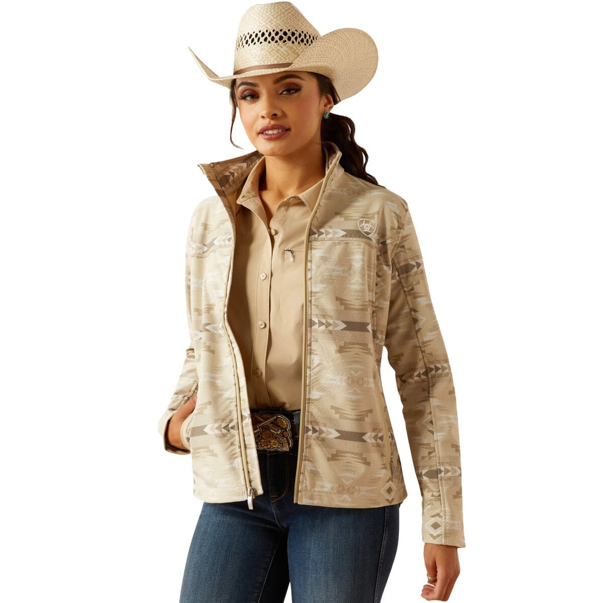 New Team Softshell Print Jacket Ariat