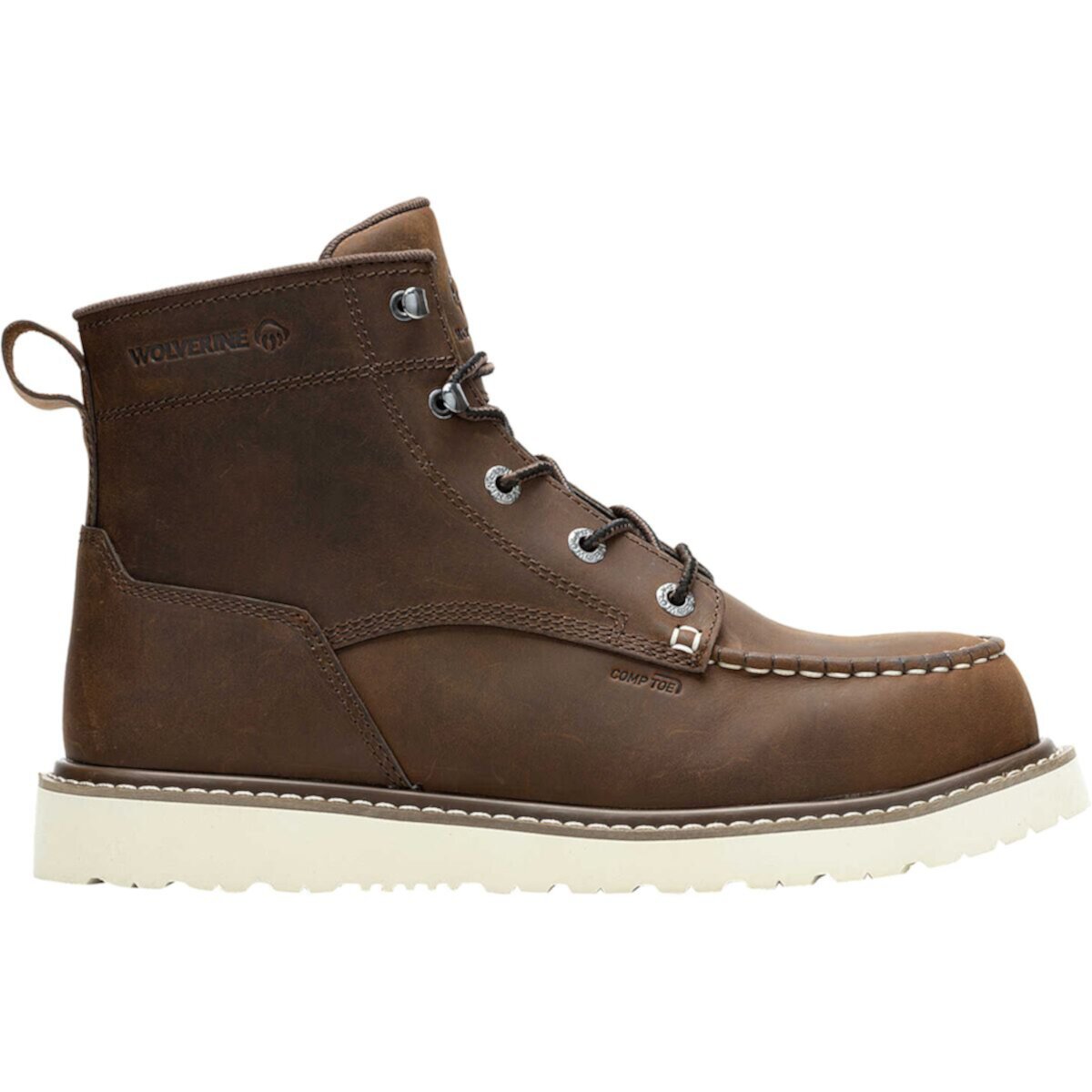 Trade Wedge Unlined MocToe Composite-Toe Wide Boot Wolverine