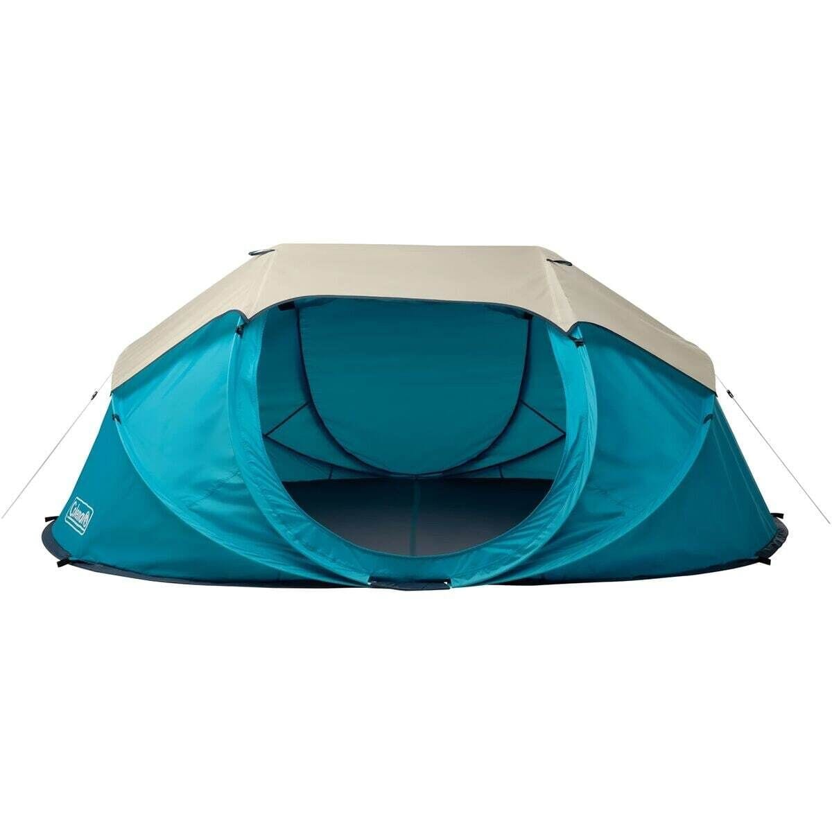 Camp Burst Pop Up Dark Room Tent: 4-Person 3-Season Coleman