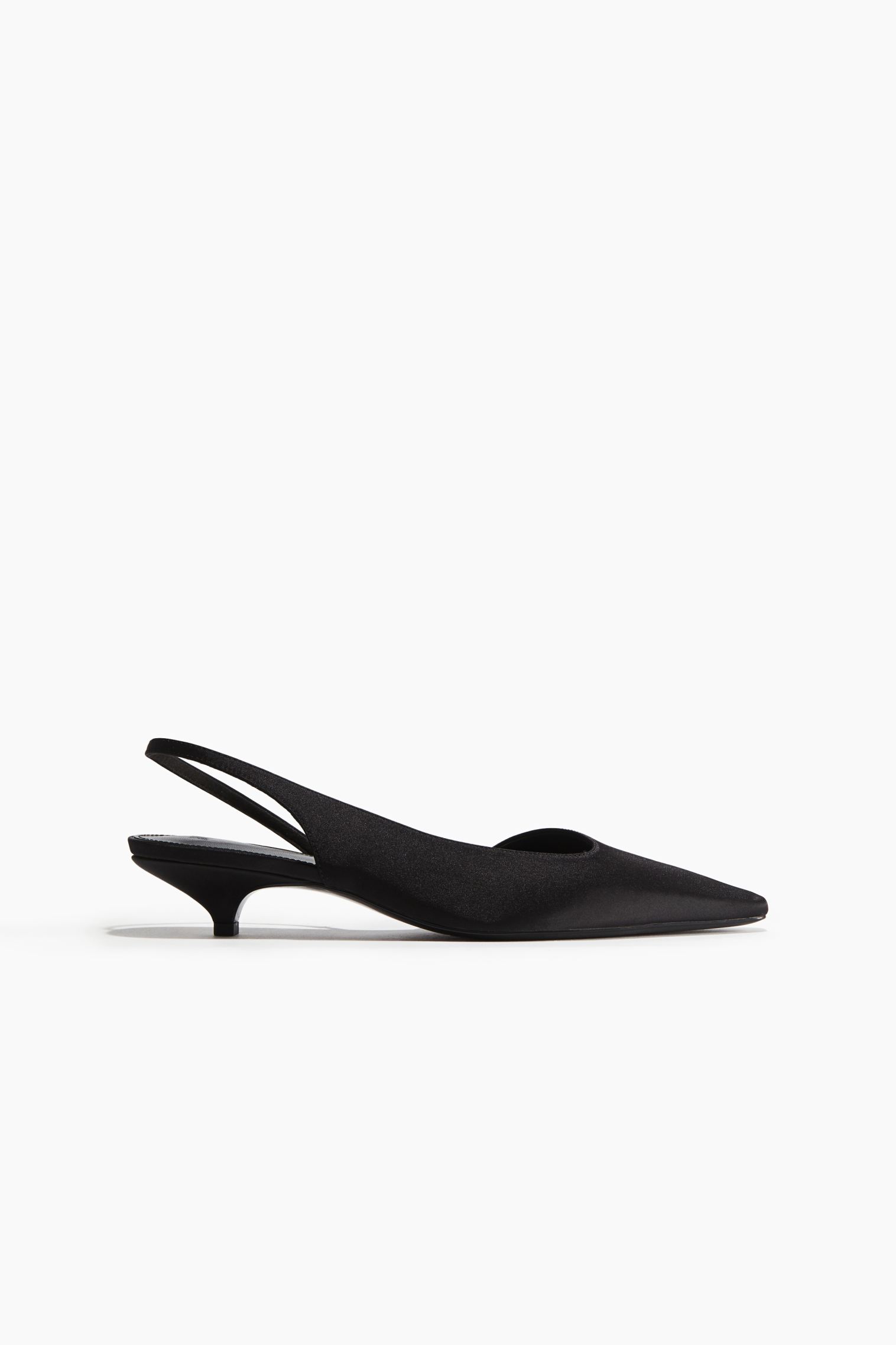 Satin Slingbacks H&M