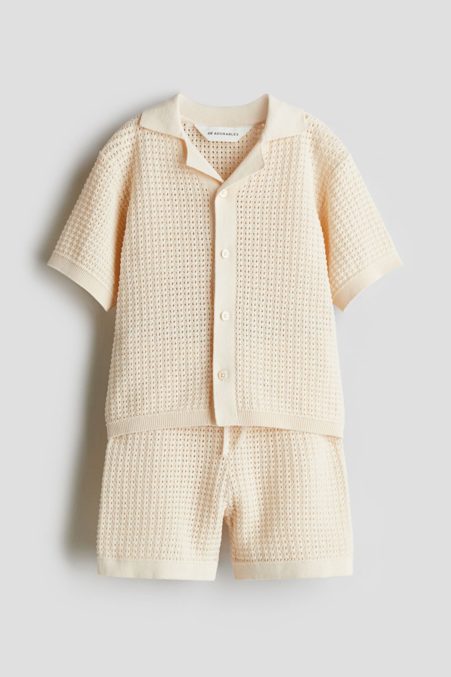 2-piece Pointelle-Knit Cotton Set H&M