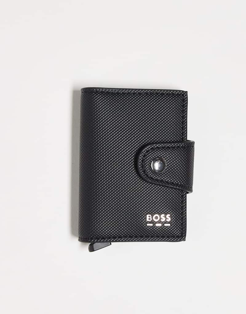 Boss Secrid cardholder in black BOSS Orange