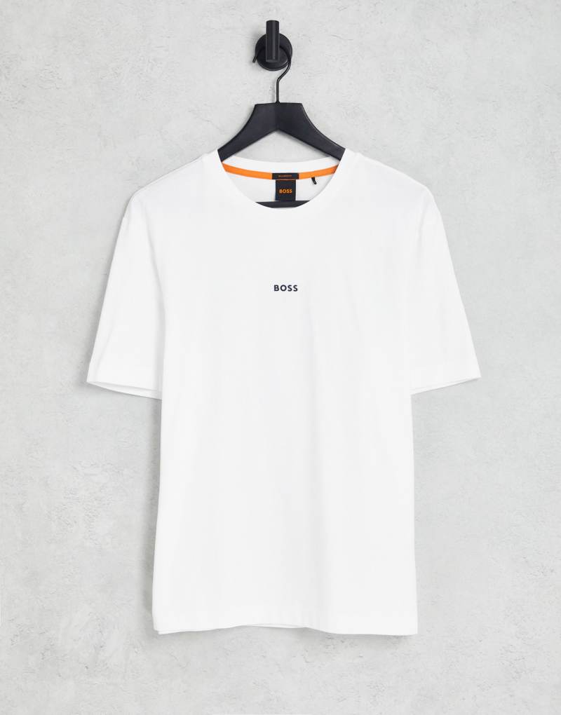 BOSS Orange Tchup t-shirt in white BOSS Orange