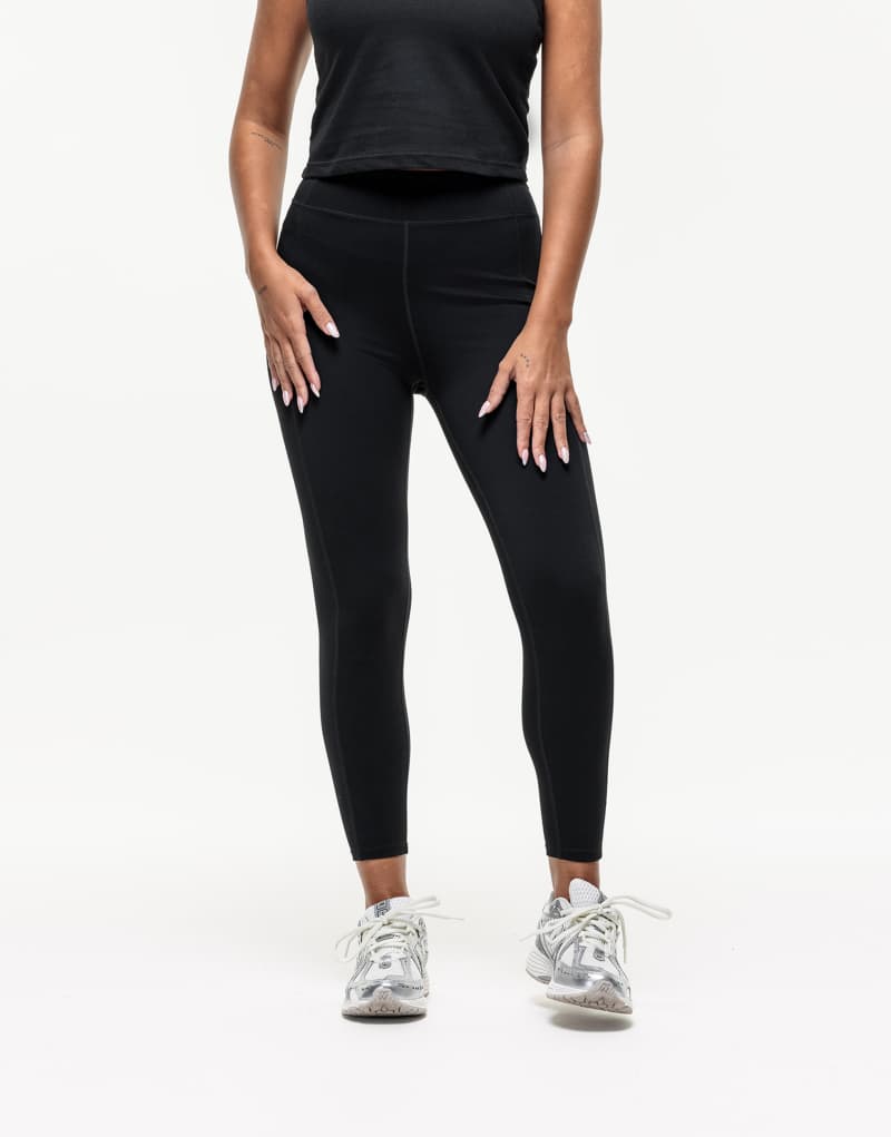 Good For Nothing fitted seam leggings in black Good For Nothing