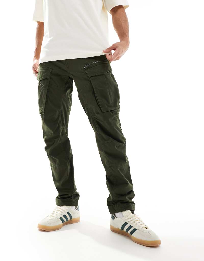 G-Star rovic 3d tapered cargo pants in khaki G-Star Raw