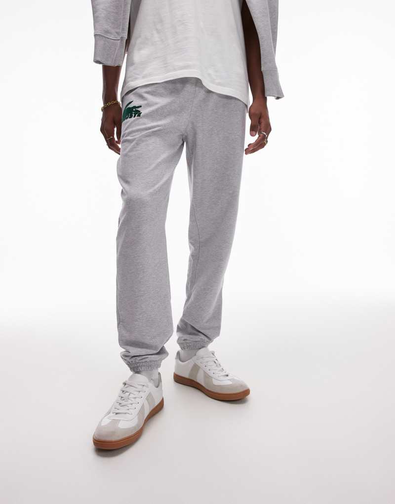 Lacoste loungewear sweatpants in gray Lacoste