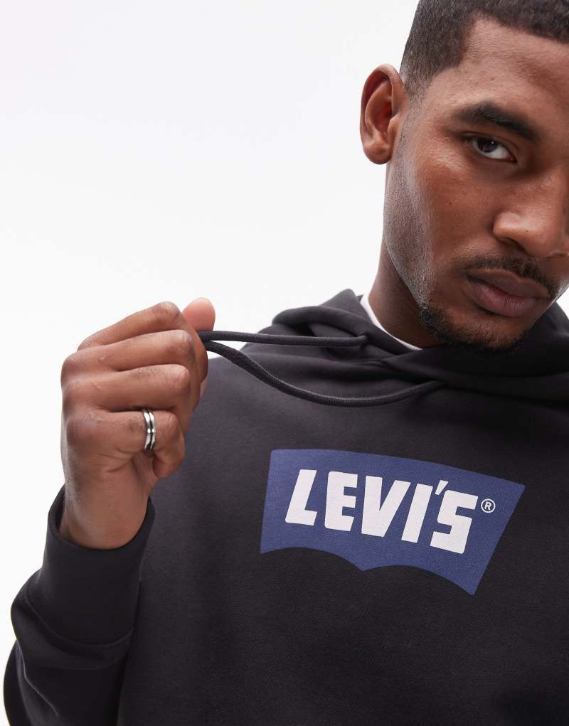 Levi's vintage batwing logo hoodie in black Levi's®