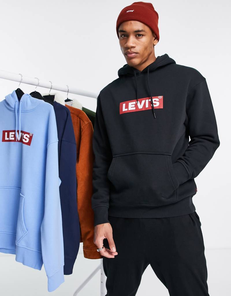 Levi's hoodie with boxtab logo in black Levi's®