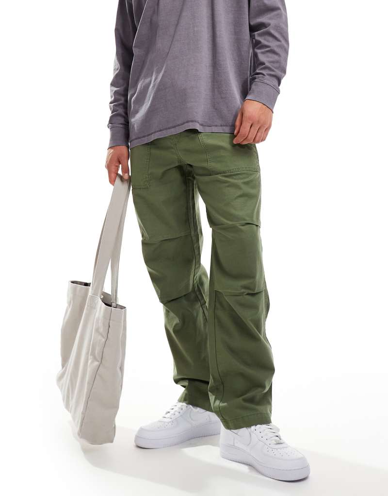 Levi's loose straight surplus utility pants in mid green Levi's®