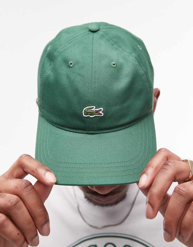 Lacoste Unisex baseball cap in green Lacoste