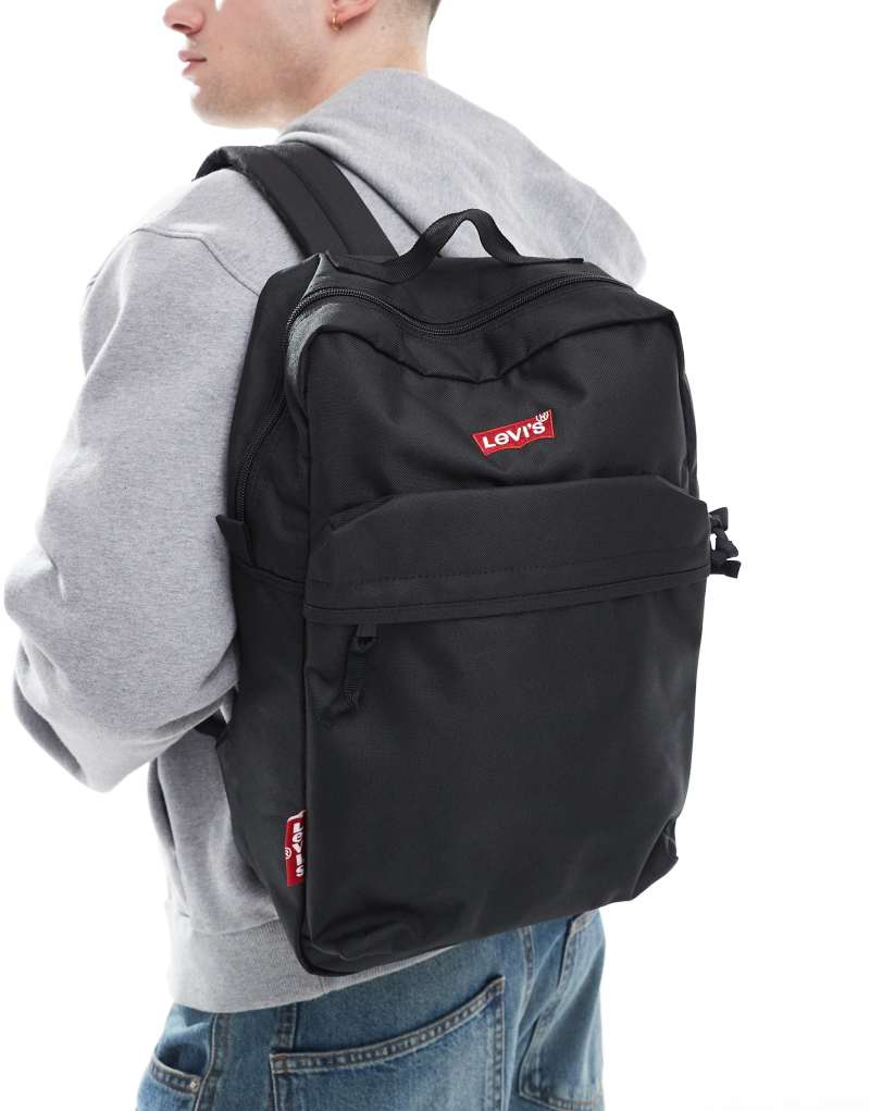 Levi's L pack batwing logo standard backpack in black Levi's®