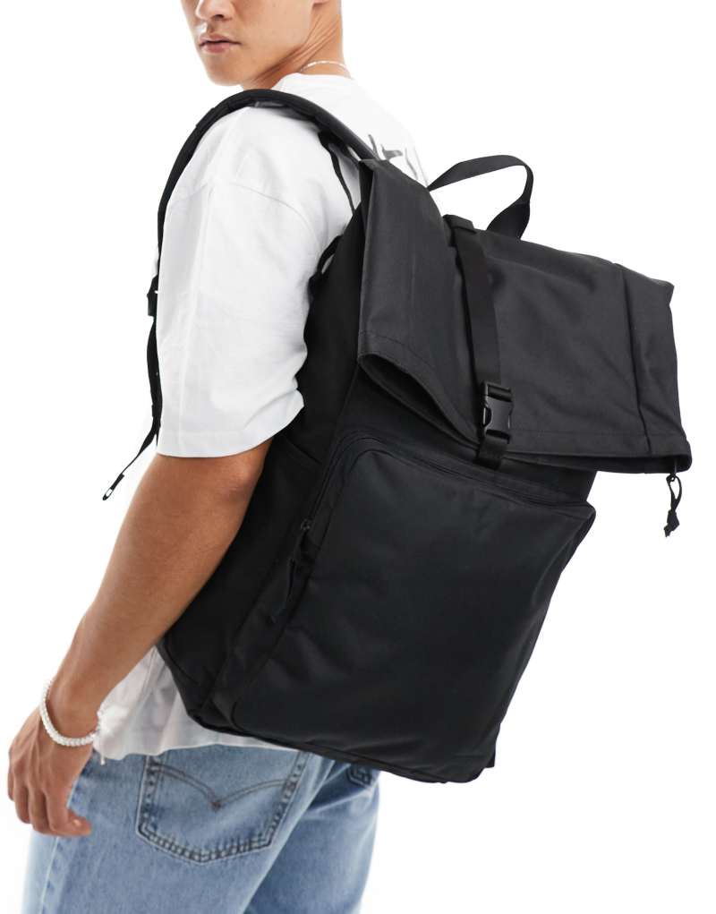 Levi's L pack roll top backpack in black Levi's®