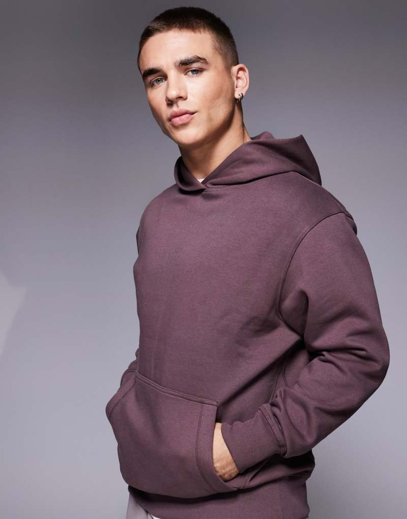 River Island essential hoodie in purple River Island