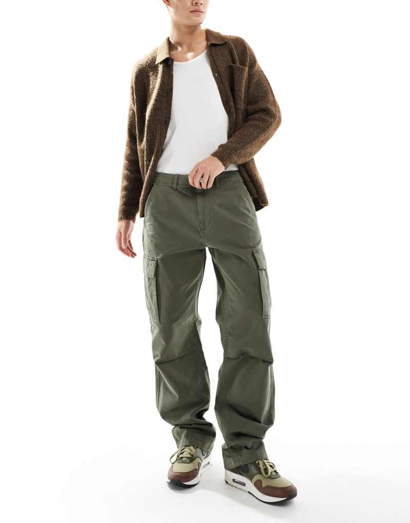 Tommy Jeans Jaimie cargo pants in olive green Tommy Jeans