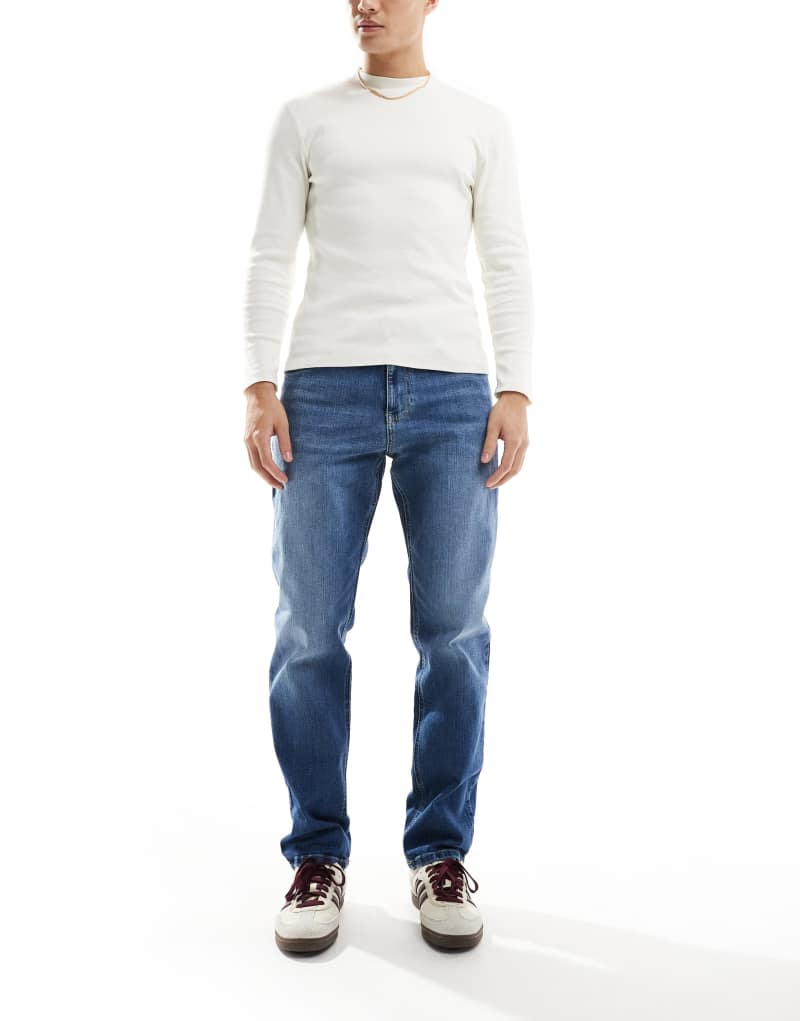 Tommy Jeans Ryan regular straight jeans in mid wash Tommy Jeans