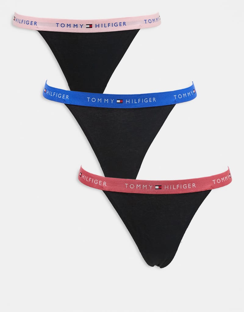 Tommy Hilfiger 3-pack G-string with colored waistbands Tommy Hilfiger