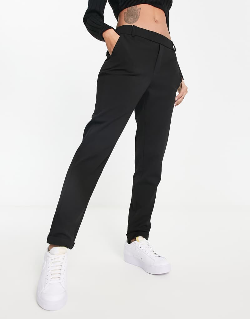 Vero Moda straight leg pants in black  Vero Moda