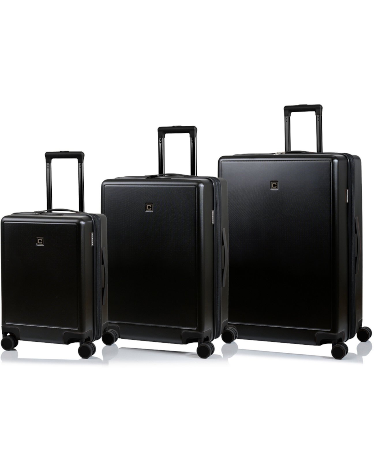 3-Piece Vintage Muse Collection Hardside Luggage Set Champs