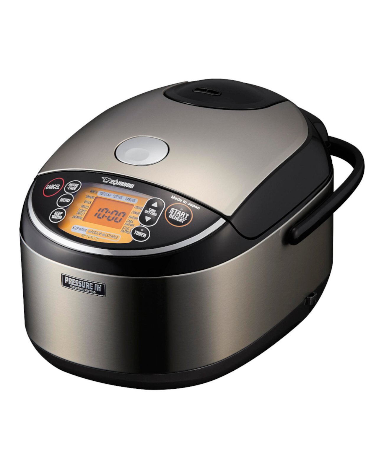 NP-NWC18XB 10 Cups Pressure Induction Heating System Rice Cooker and Warmer Zojirushi