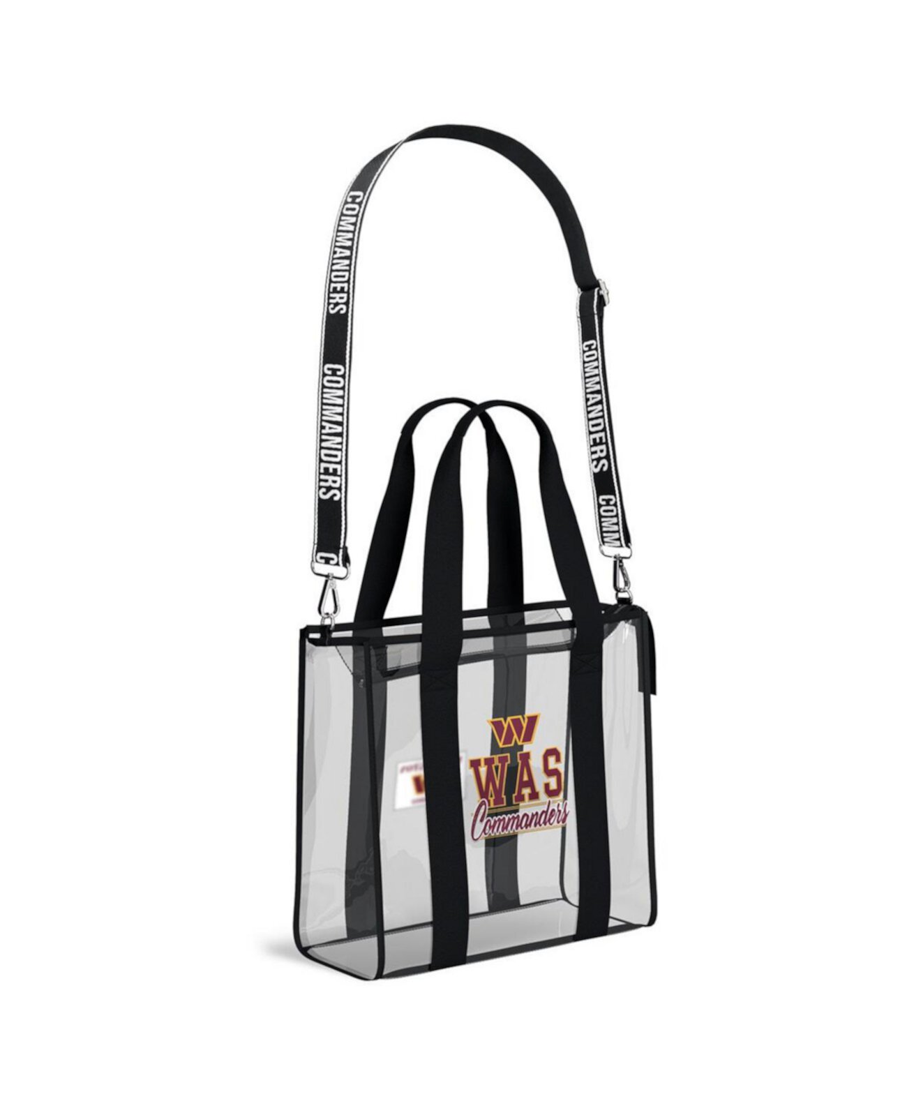 Washington Commanders Stadium Tote Bag with Team Color Trim WEAR by Erin Andrews