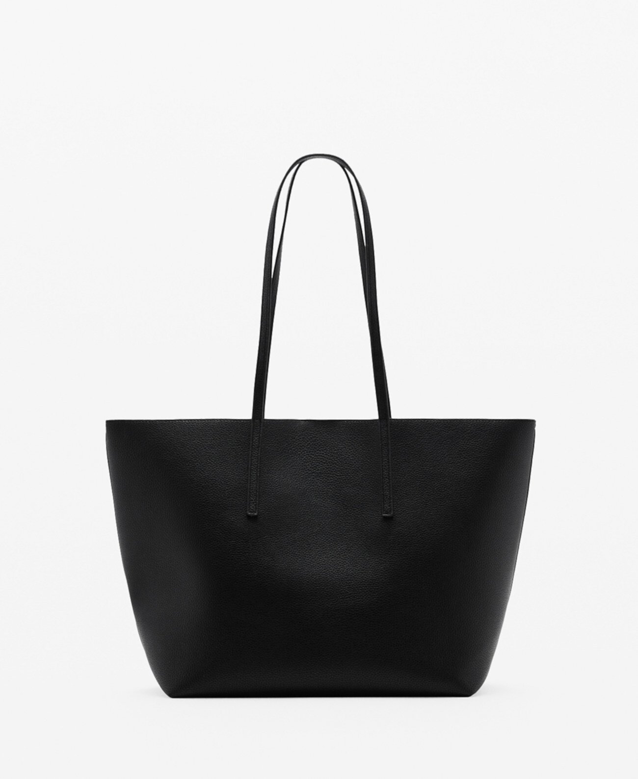 Women's Pebbled Effect Shopper Bag Mango