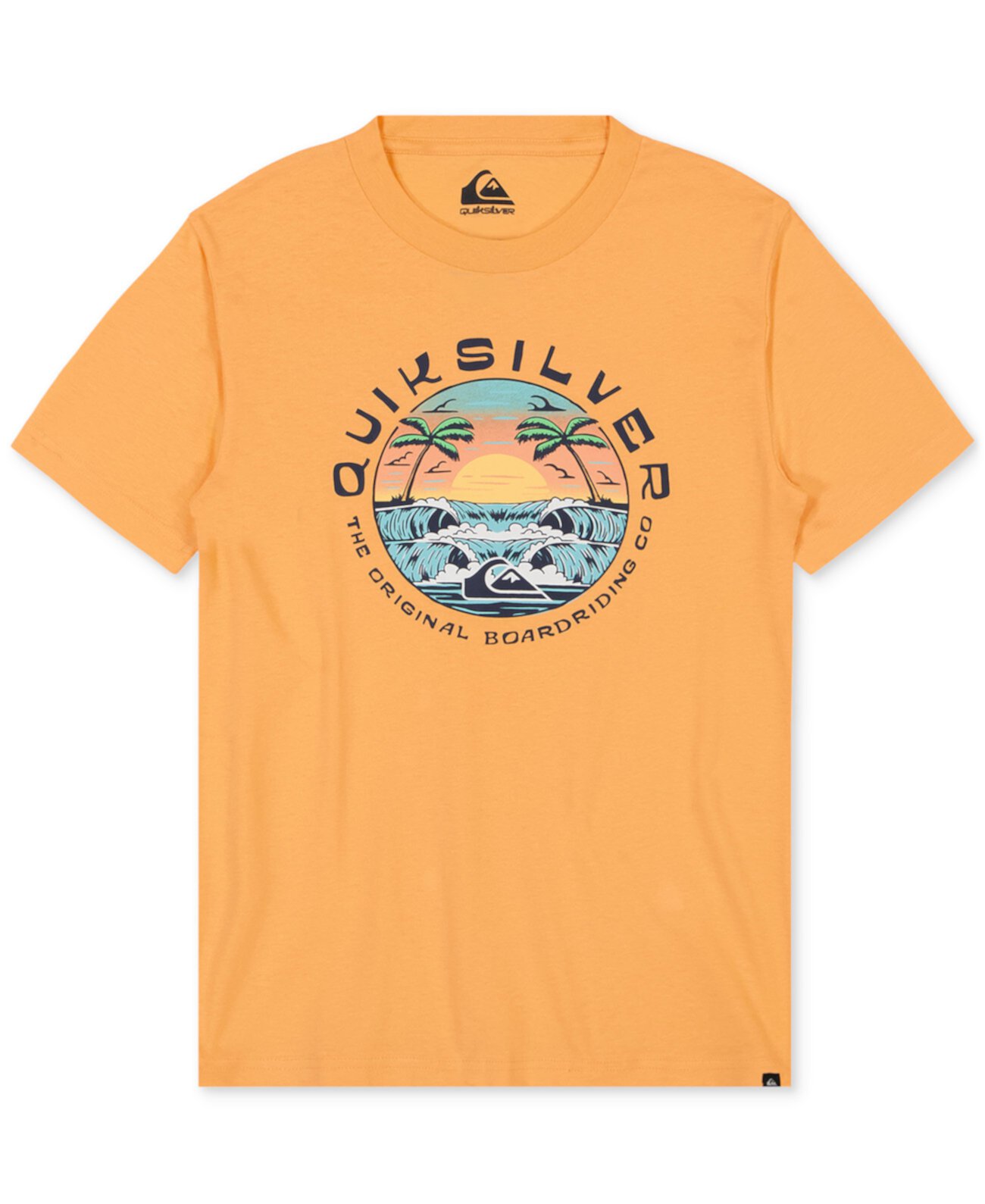 Big Boys Circular Waves Graphic Cotton T-Shirt Quiksilver