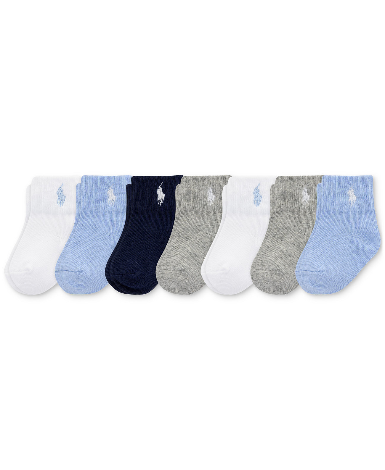 Baby Boys Polo Baby Essential Socks, Pack of 7 Polo Ralph Lauren