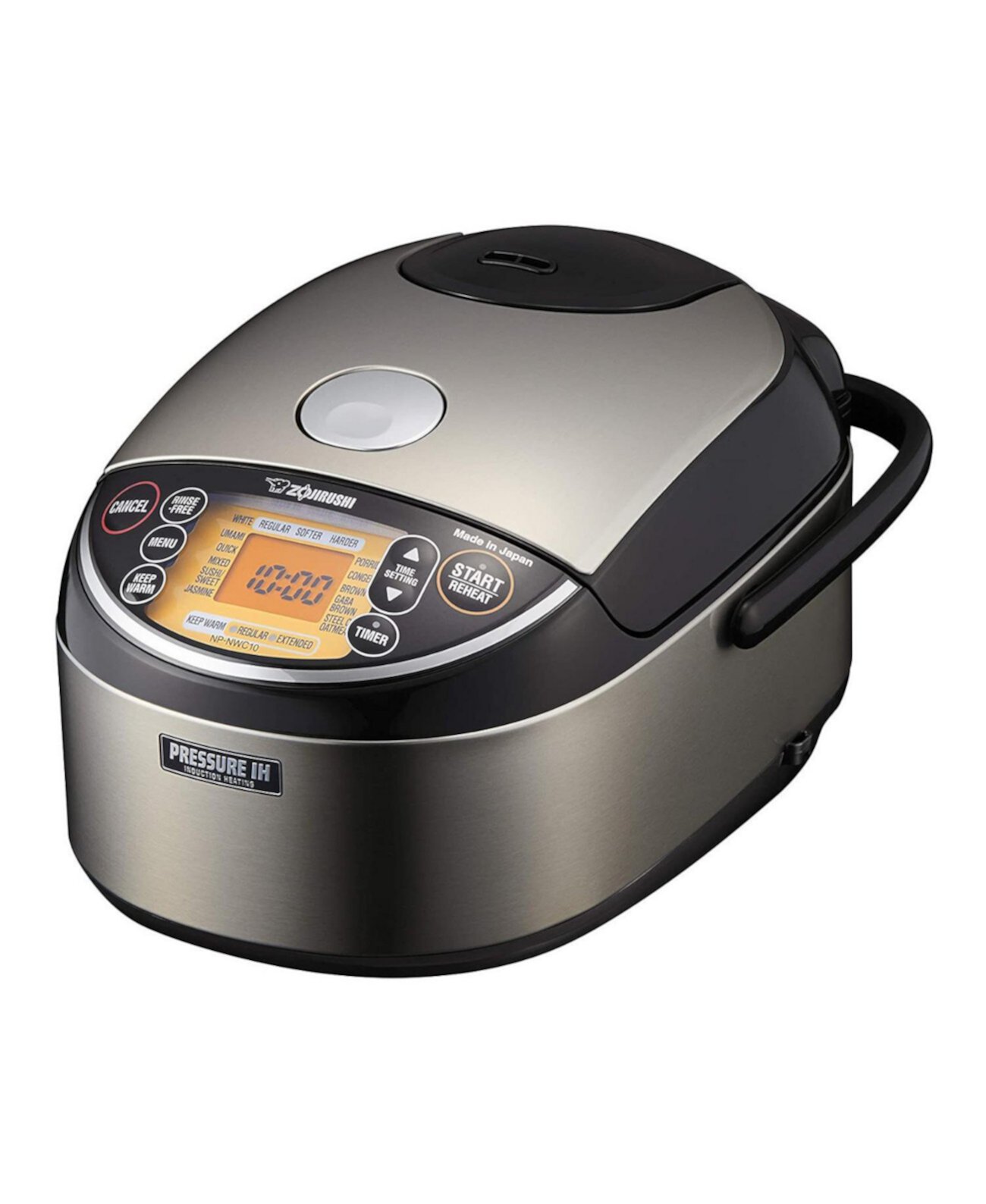 Np-Nwc10Xb Pressure Induction Heating Rice Cooker & Warmer (Black) Zojirushi