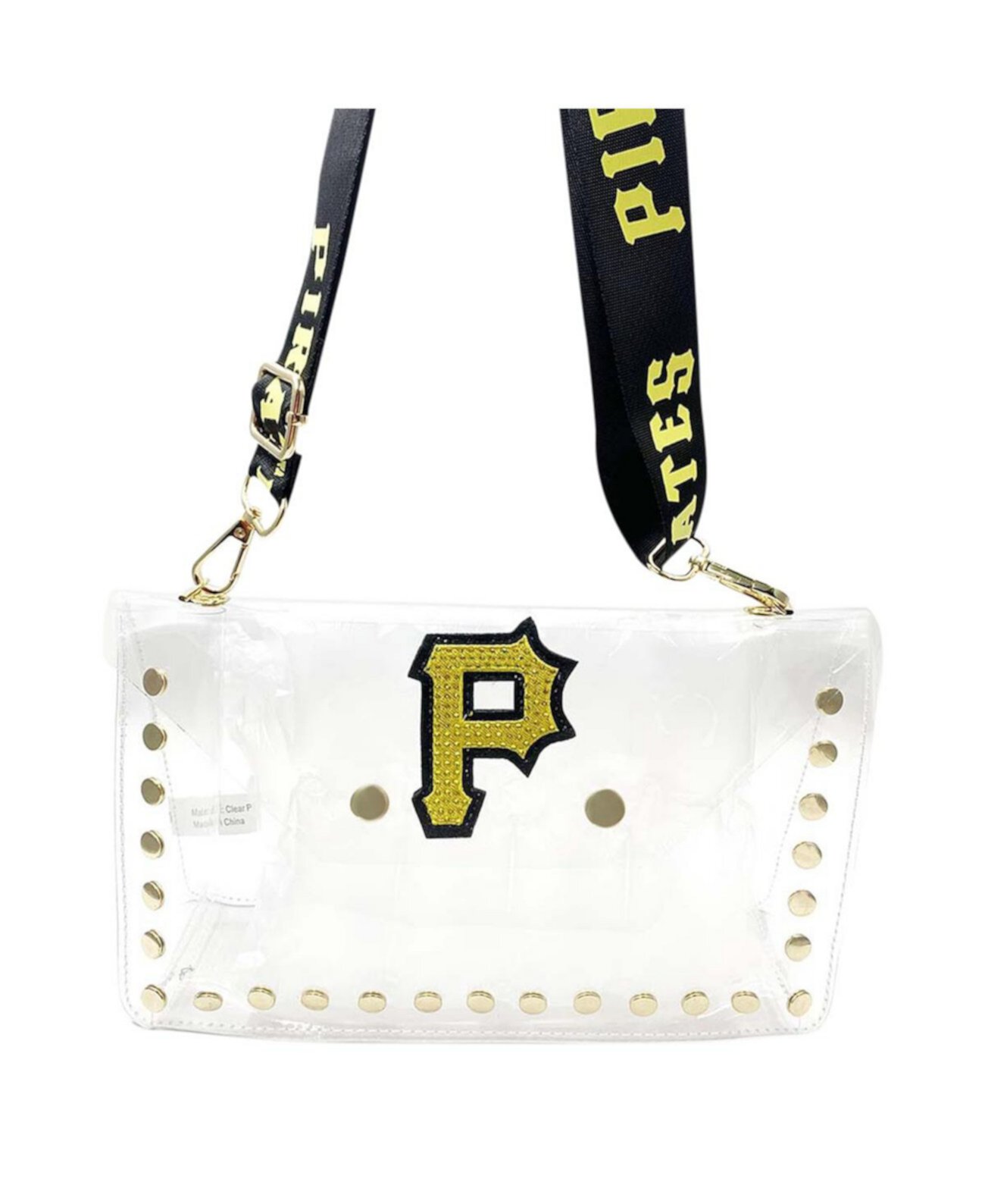 Pittsburgh Pirates Crystal Clear Envelope Crossbody Bag Cuce