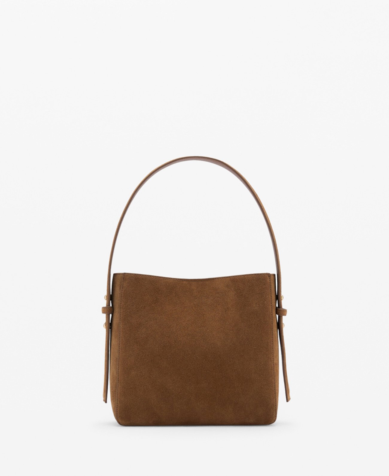 Women's Suede Mini Shopper Bag Mango