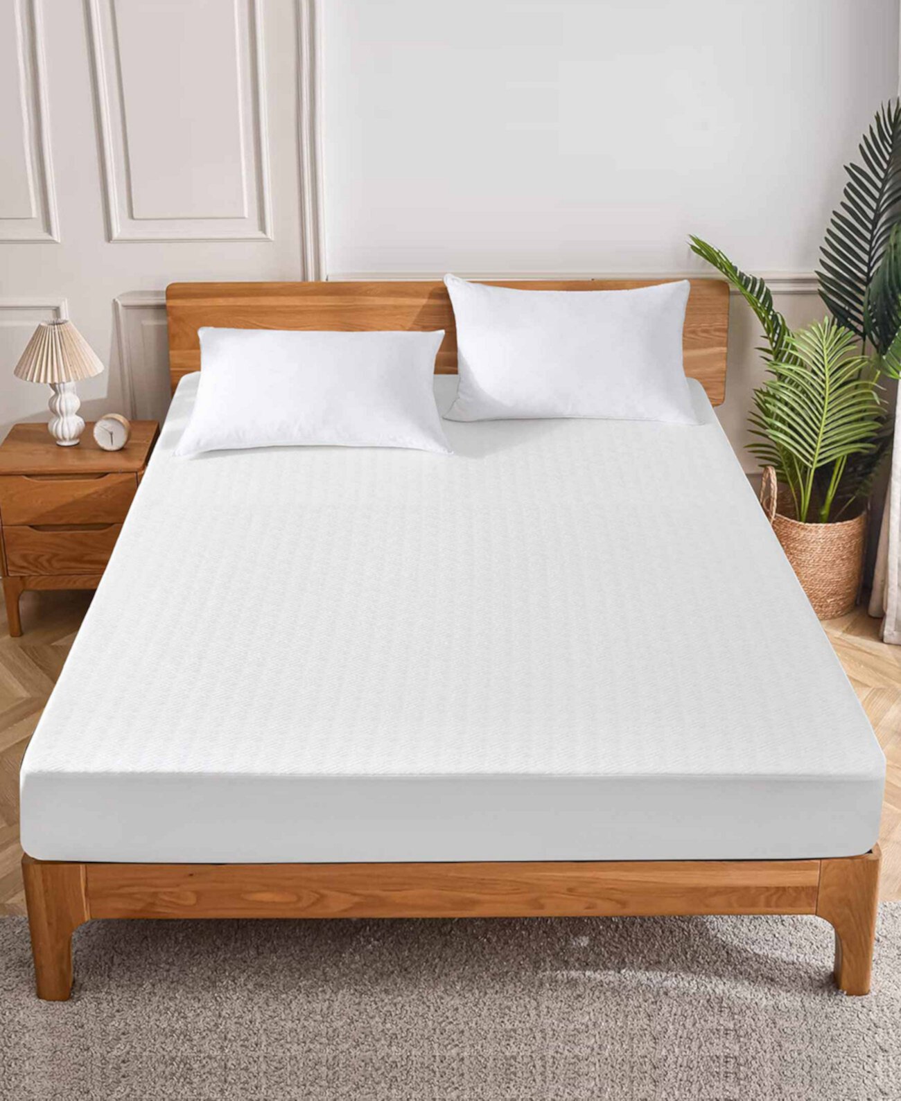 Cooling Waterproof 18" Mattress Protector, King Unikome