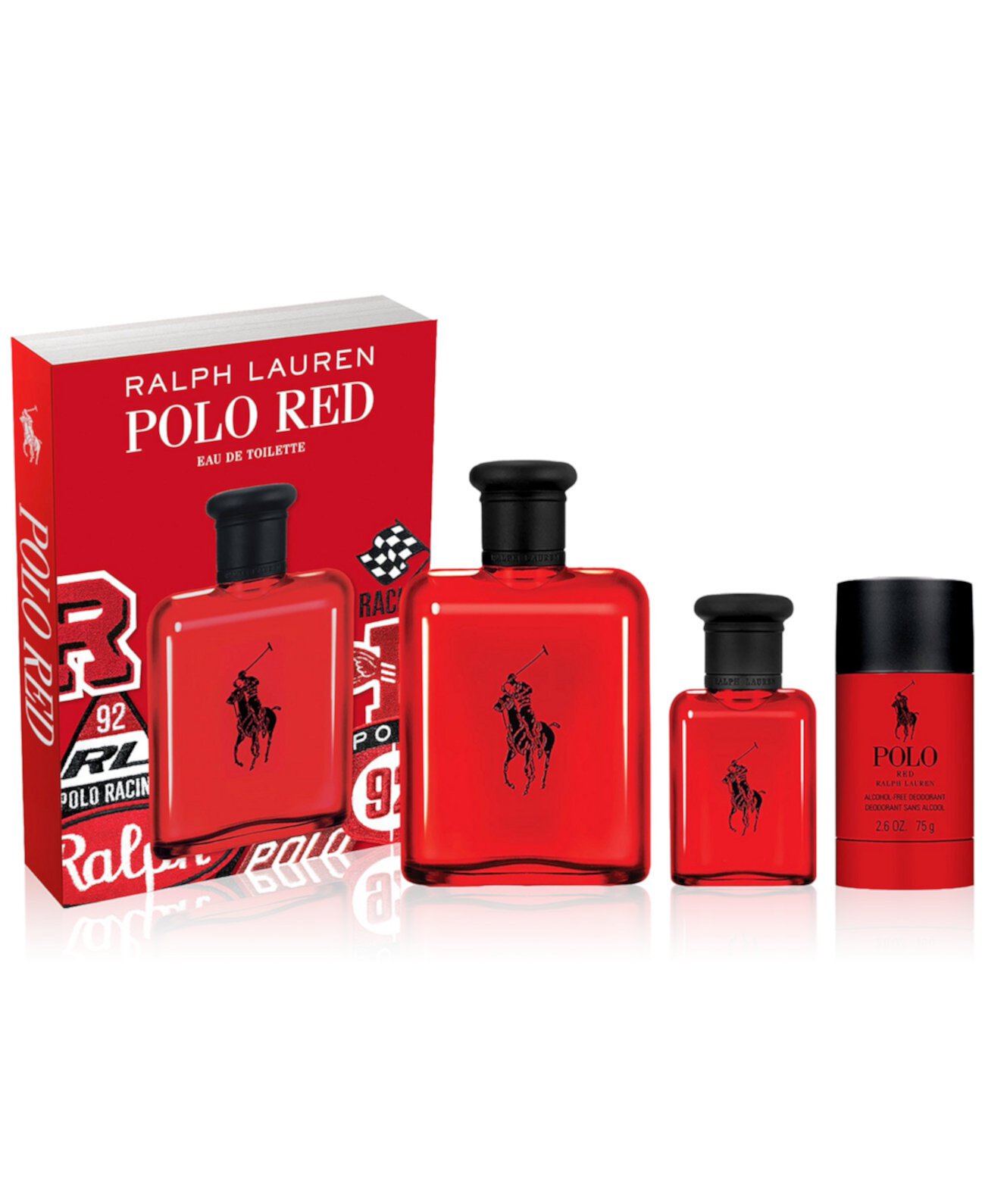 Men's 3-Pc. Polo Red Eau de Toilette Gift Set Ralph Lauren