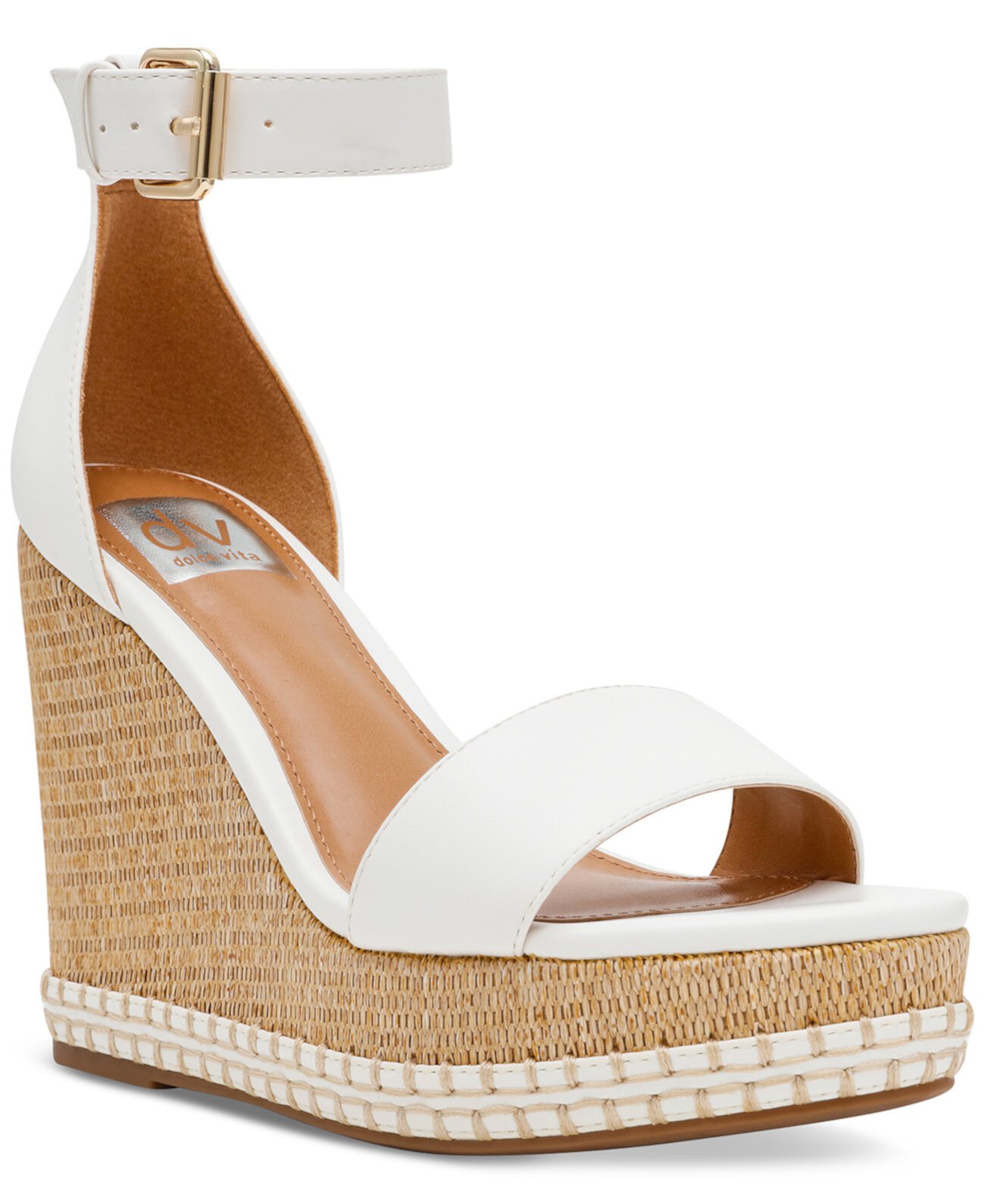 Women's Tammara Ankle-Strap Platform Whipstitch Wedge Sandals DV by Dolce Vita