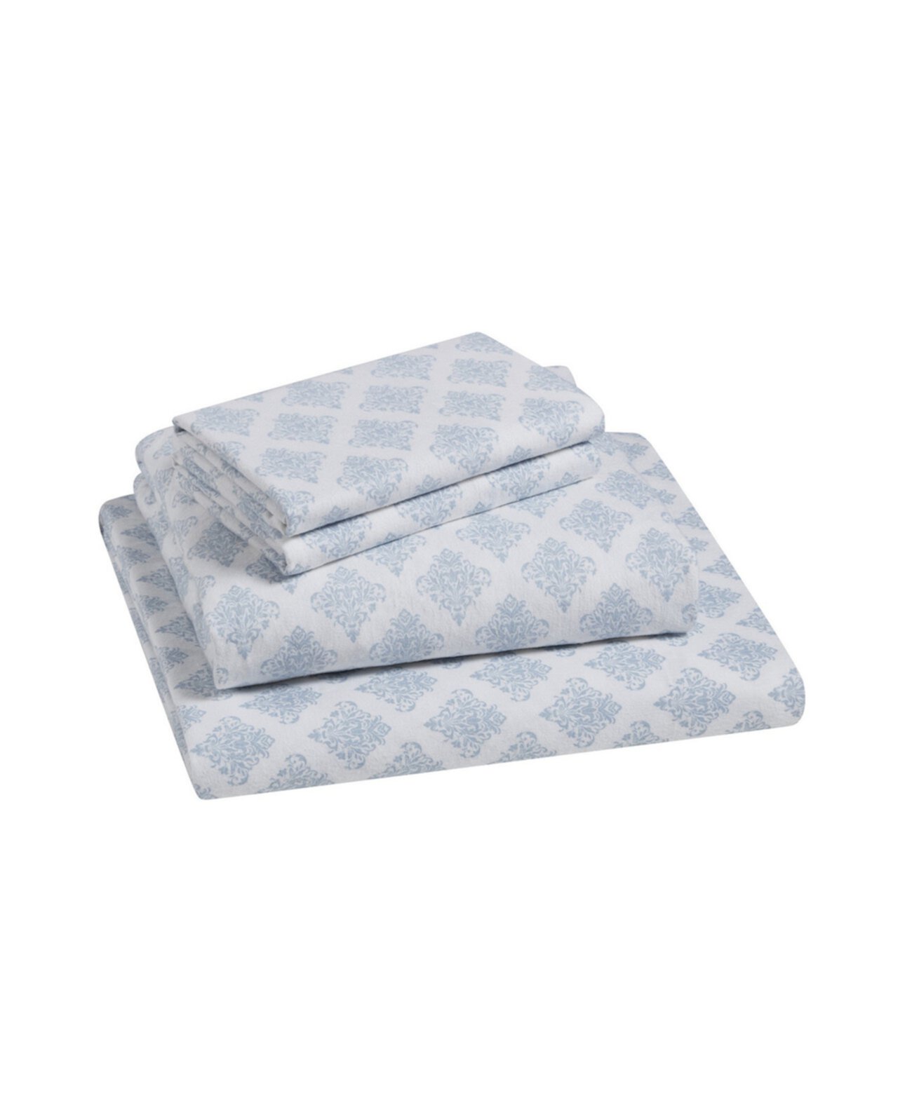 Home Alexa 100% Cotton Flannel 4-Pc. Sheet Set, Full Tahari